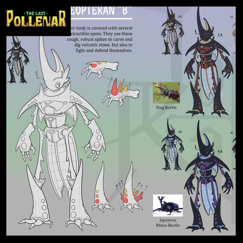 Northern Coleopteran &quot;B&quot; - Character Design