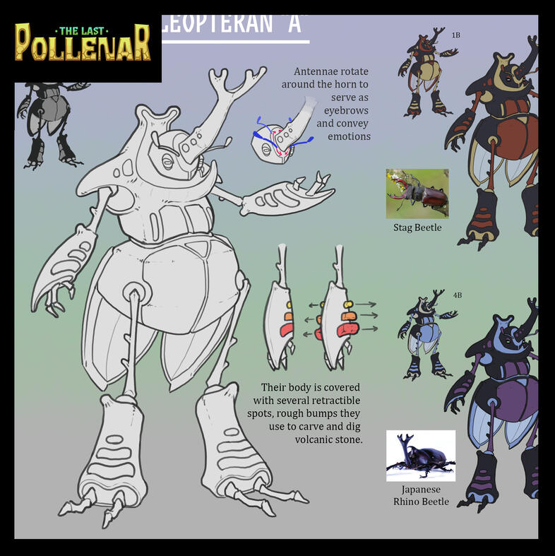 Northern Coleopteran &quot;A&quot; - Character Design
