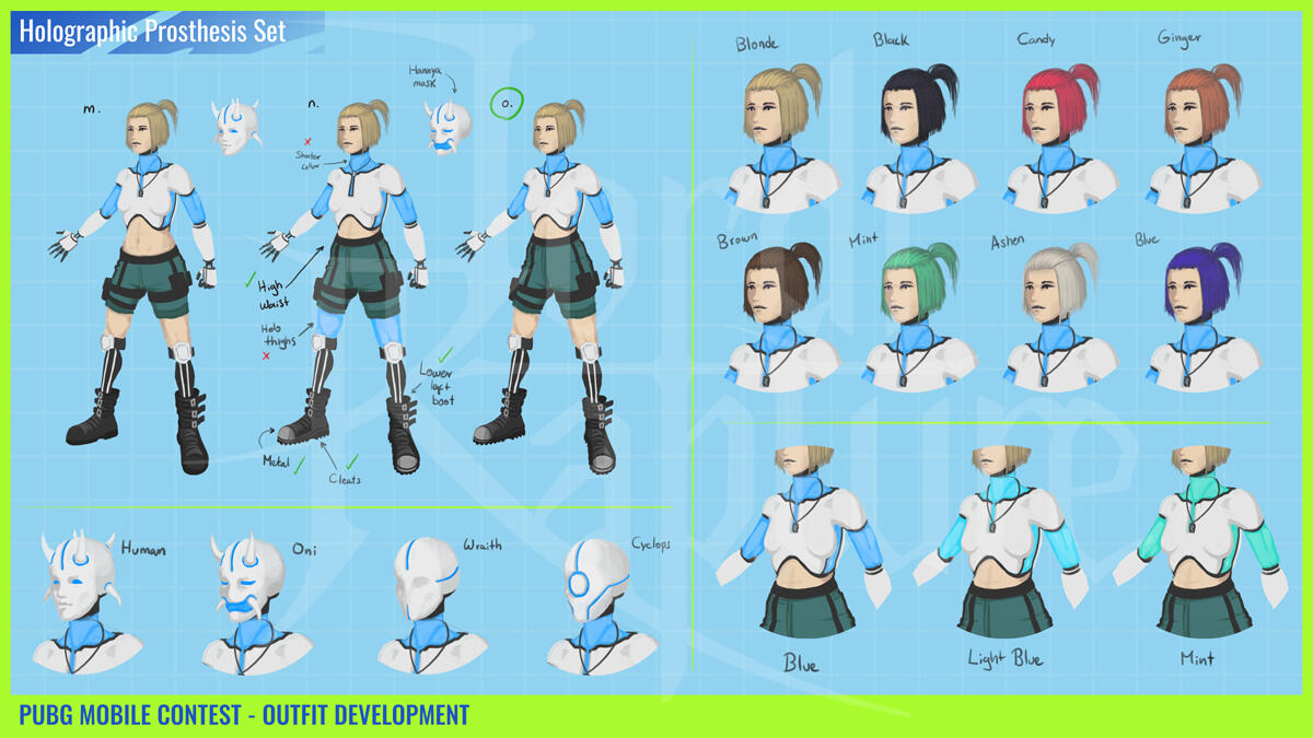 Thumbnails Development 3 and Color Explorations.