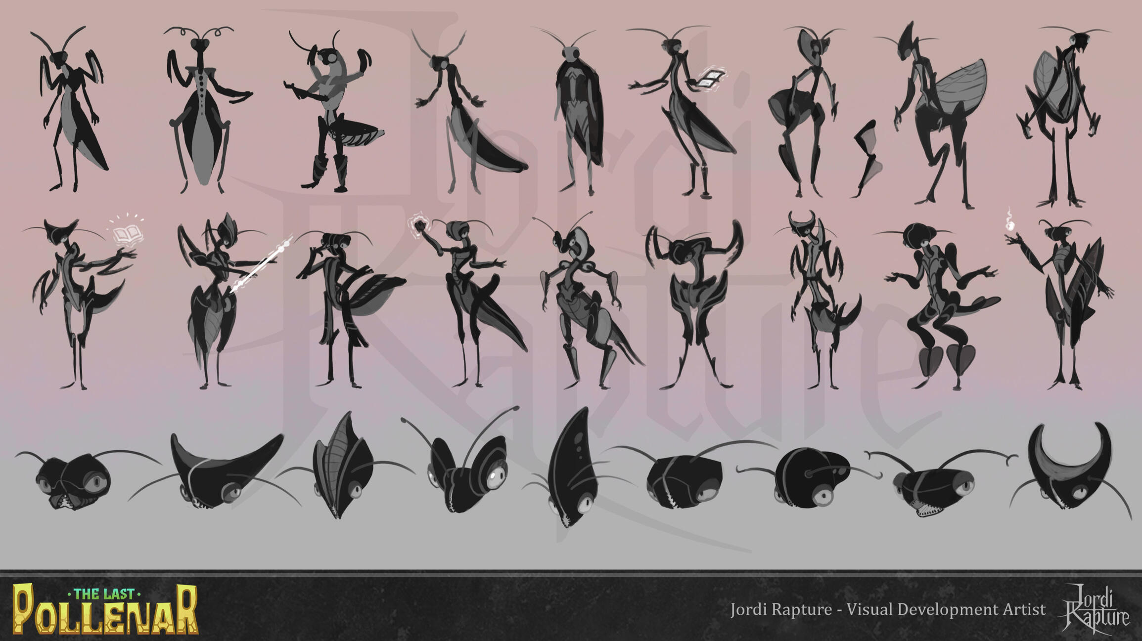 Mantodean Thumbnails Explorations