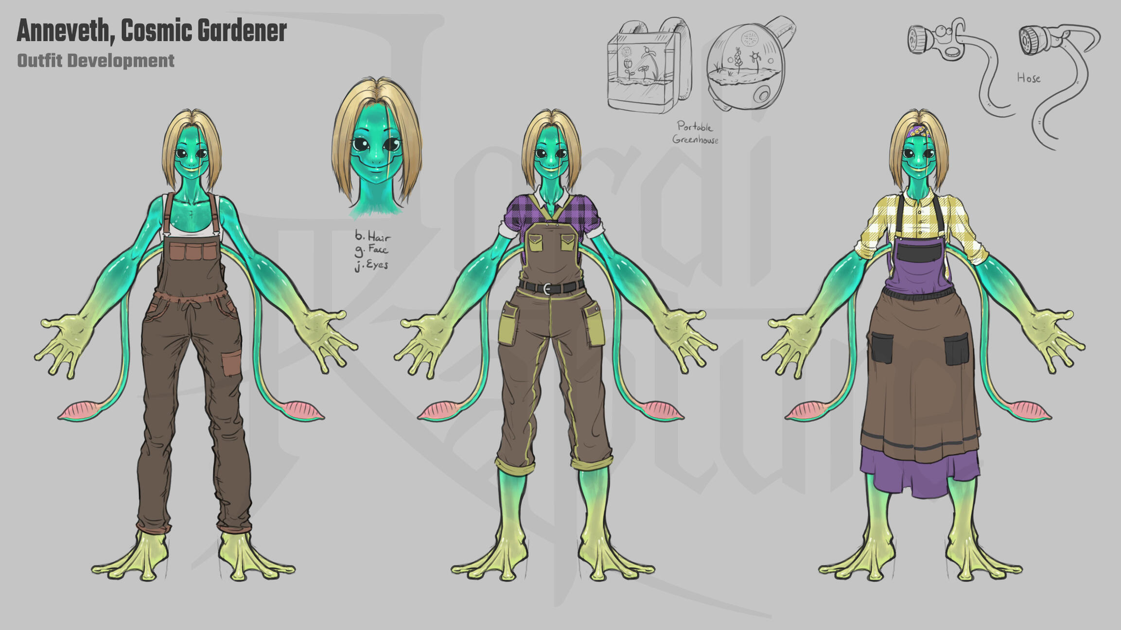 Initial Outfit Sketches