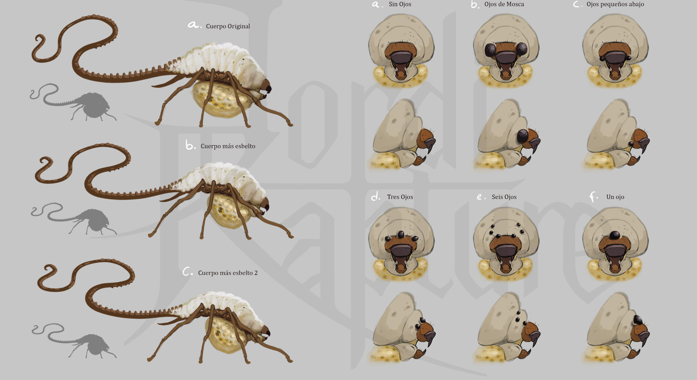 More iterations from a previous parasite concept 4.