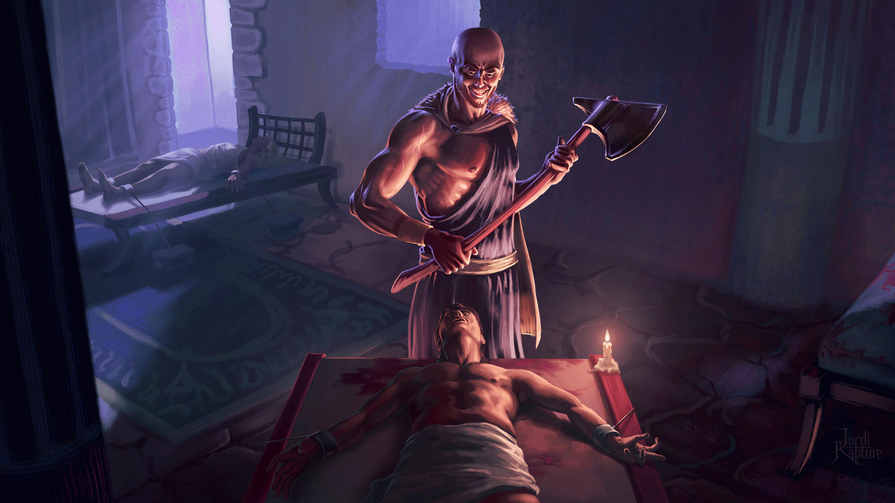 Procrustes in Greece (Commission)